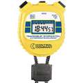 Stopwatch: +/-0.01% Accuracy, 1/4 in LCD, Calibration Certificate, Water Resistant