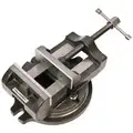 Machine Vise, Machine Vise, Swivel Base, 6" Jaw Opening (In.), 6" Jaw Width (In.)