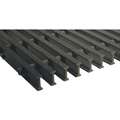 Dark Gray Industrial Pultruded Grating, Vi-Corr Resin Type, 10 ft. Span, Grit-Top Surface
