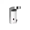 Straight Spout Bathroom Faucet: Moen, M-Power, Chrome Finish, 0.5 gpm Flow Rate, Motion Sensor, Wall