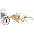 Securitron Alike-Keyed Standard Keyed Cam Lock Key # B352B, For Door Thickness (In.): 1/8, Satin Stainless