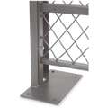 Post, Material: Steel, Overall Height: 10 ft., Overall Width: 1