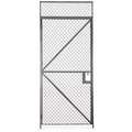Hinged Door, Material: Woven Wire, Overall Height: 8 ft., Overall Width: 4 ft.