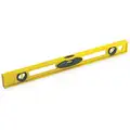 ABS Plastic I-Beam Level, 12" Length, Nonmagnetic, Top Read: Yes