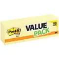 Post-It Sticky Notes: Yellow, Standard, 100 Sheets per Pad, 14 Pads per Pack, 3 in x 3 in, 18 PK