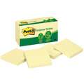 Post-It Sticky Notes: Yellow, Standard, 100 Sheets per Pad, 12 Pads per Pack, 3 in x 3 in, 12 PK