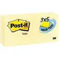 Post-It Sticky Notes: Yellow, Standard, 100 Sheets per Pad, 24 Pads per Pack, 3 in x 5 in, 24 PK