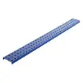 Alligatorboard Steel Pegboard Strip with 90 lb. Load Capacity, 3" H x 32" W, Blue, 2 PK