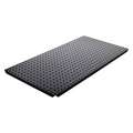 Alligatorboard Steel Pegboard Panel with 90 lb. Load Capacity, 16" H x 32" W, Black, 2 PK