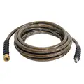 Simpson Cold Water Hose: 3/8 in Hose Inside Dia., 25 ft Hose Lg, Polyurethane, 3/8 in x 3/8 in Fitting Size