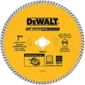 Dewalt DW4702 7" Wet/Dry Diamond Saw Blade, Turbo Rim Type, Application: Masonry