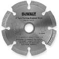 Dewalt DW4710 4" Dry Diamond Saw Blade, Segmented Rim Type, Application: Masonry