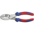 Westward Slip Joint Pliers, Max. Jaw Opening: 1", Jaw Width: 3/8", Jaw Length: 5/32", Wire Cutter: No