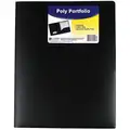 C-Line Products Poly Portfolio Folder,Black,PK25