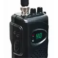 CB Radio, Number of Channels 40, 26 to 27 MHz, 2 3/4 in Overall Width, 14 1/2 in Overall Height