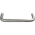 Aluminum Pull Handle with Matte Finish, Silver; Hardware Included