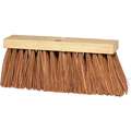 Natural Push Broom, 16" Sweep Face
