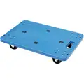Solid-Deck Plastic General Purpose Dolly, 220 lb. Load Capacity, 23-1/2" x 15-3/4" x 4-1/2"