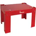 Steel Base for Slide Rack Cabinet; 16-1/4 in. x 15-5/8 in. x 20-1/4 in., Red