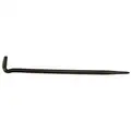 Pry Bars, Rolling Head Pry Bar, Overall Length 18", Overall Width 2-3/8", Steel