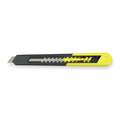 Stanley Standard Duty Snap-Off Utility Knife with 13 Segments; 5" x 1-1/2", Black/Yellow
