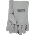 Lincoln Electric Welding Gloves, Gauntlet Cuff, L, 13-1/2" Glove Length, Cowhide Leather Palm Material