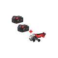 Milwaukee 4-1/2" M18 Cordless Angle Grinder, 18.0 Voltage, 9000 No Load RPM, Battery Included