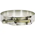 300 Stainless Steel T-Bolt Clamp without Spring; Clamp Dia. Range: 3-7/16" to 3-3/4"