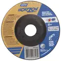 Norton 4-1/2" Type 27 Grinding Wheel, Ceramic, 7/8" Arbor, 0.2500" Thick, 13580 RPM