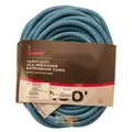 Imperial 100 ft., Heavy Duty All-Weather Extension Cord, 300 V, 10/3, Blue, Lighted End
