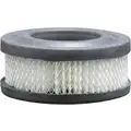 Air Filter, Round, 1 3/8" Height, 1 3/8" Length, 3" Outside Dia.