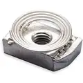 Channel Nut With Top Spring, Electro-Galvanized Steel