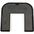 Ability One Toilet Floor Mat: 3/8 in Mat Thick, 20 3/8 in Lg, 17 3/4 in Wd, Black, Scented, 6 PK