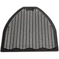 Ability One Urinal Floor Mat, 20-1/2"L x 17-1/2"W x 2"H, Scented, Black