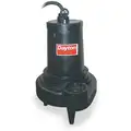 2 HP Manual Submersible Sewage Pump, 200 to 240 Voltage, 335 GPM of Water @ 15 Ft. of Head