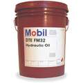 Mobil Hydraulic Oil: Mineral, 5 gal, Pail, ISO Viscosity Grade 32, H1 Food Grade, SAE Grade 10, DTE FM