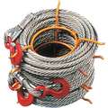 Tractel 100 ft. Steel Winch Cable; 5/8" Dia., 8,000 lb. Working Load Limit