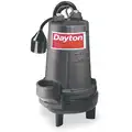 2 HP Automatic Submersible Sewage Pump, 230 Voltage, 335 GPM of Water @ 15 Ft. of Head
