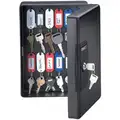 Sentry Safe Key Box, Wall Mount, Steel, Gloss, Black