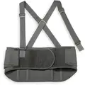 Condor Back Support with Stay: L Back Support Size, 9 in Wd, 34 in to 38 in Fits Waist Size, Elastic
