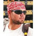 Chill-Its By Ergodyne Evaporative Cooling Triangle Hat, Cotton with Acrylic Polymers, Red, Universal,1 EA