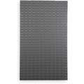 Louvered Panel with 0 Bins, 36"W x 5/16"D x 61"H, Number of Sides: 1, 1000 lb. Load Capacity