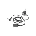 Earphone Connection Light Duty Speaker Earhook Clip-On: 1 Wires, Black, 26 in Cord Lg