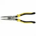 Klein Tools Needle Nose Pliers, Jaw Length: 2-5/16", Jaw Width: 1", Jaw Bend: 0, Tip Width: 1/2"