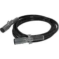 Phillips 15 ft. Dual Pole Liftgate Cord, Straight, 2 AWG, Metal Plugs, Black