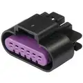 GT 150 6 Way Black Sealed Female Connector Assembly, Max Current 15 amps