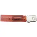 Solder & Seal Male Quick Disconnect Terminal, Red, 20-18 Awg