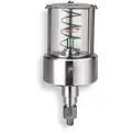 Grease Feeder, 4 Capacity (Oz.), 7-1/8 Height (In.), 1/4" Male NPT, 3-1/4 Dia. (In.)