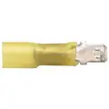 Solder & Seal Male Quick Disconnect Terminal, Yellow, 12-10 Awg