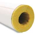 Owens Corning 1" Thick, Hinged with Self Sealing Lap Fiberglass Pipe Insulation, 3 ft. Insulation Length